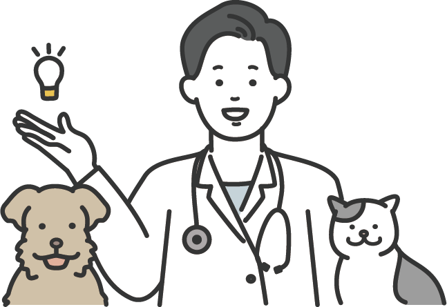 獣医師のイラスト